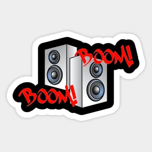 Boom! Boom! Sticker